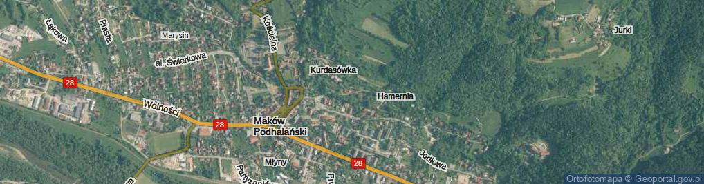 Zdjęcie satelitarne Sienkiewicza Henryka ul.